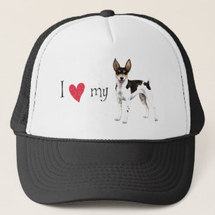 Ik hou van mijn Rat Terrier Trucker Pet