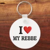 Ik hou van Mijn Rebbe Sleutelhanger (Voorkant)