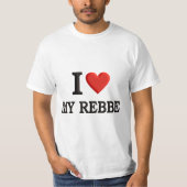 Ik hou van Mijn Rebbe T-shirt (Voorkant)