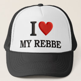 Ik hou van Mijn Rebbe Trucker Pet