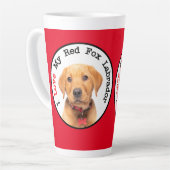 Ik hou van mijn Red Fox Labrador Latte Mok (Linkerhoek)