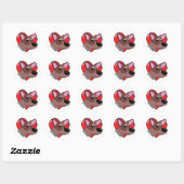 Ik hou van mijn Red Heeler Stickers (Vel)