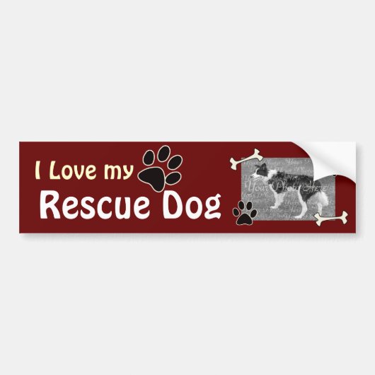 Ik hou van mijn Redding DogBumper Sticker (Voorkant)