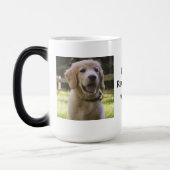 Ik hou van mijn reddingshond | Naam en foto hond Magische Mok (Links)