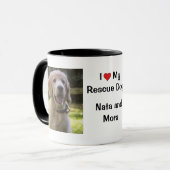 Ik hou van mijn reddingshonden | naam en foto Koff Mok (Voorkant links)