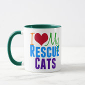 Ik hou van mijn reddingspatronen mok (Links)