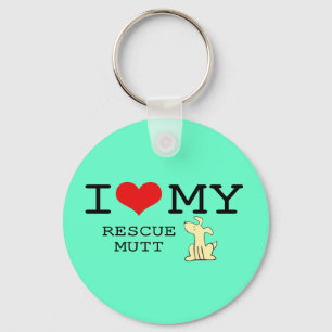 Ik hou van mijn reddingsputtSleutelhanger Sleutelhanger