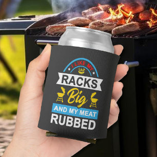 Ik hou van mijn rekken grote grappige BBQ Grill Ma Blikjeskoeler