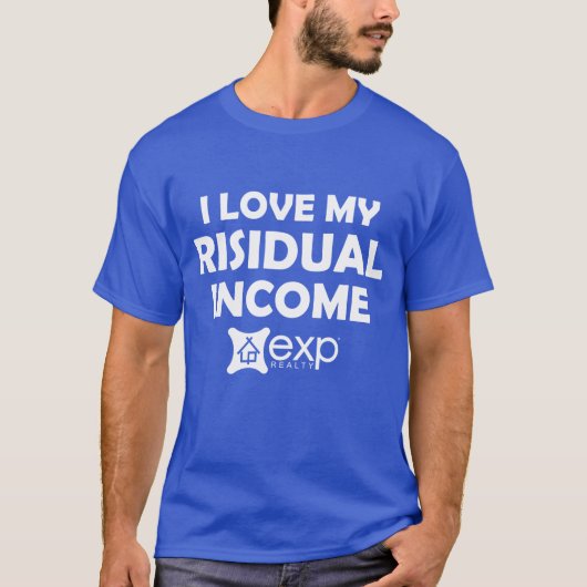 Ik hou van mijn resterende inkomen - XP Realty - E T-shirt (Voorkant)