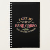 Ik hou van mijn rietcorso-idee voor Hondenliefhebb Planner (Voorkant)