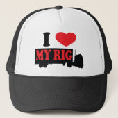 Ik hou van mijn rig trucker pet (Voorkant)