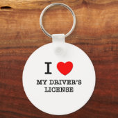 Ik hou van mijn rijbewijs sleutelhanger (Voorkant)