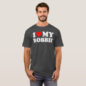 Ik hou van mijn Robbie cadeau T-shirt (Voorkant volledig)