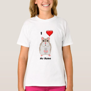 Ik hou van mijn Robo Hamster T-shirt
