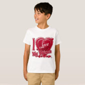 Ik hou van mijn rode prins - hart t-shirt (Voorkant volledig)