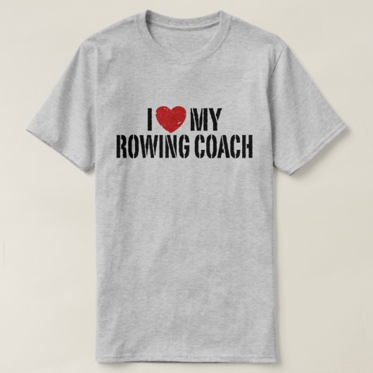 Ik hou van mijn roeiriem t-shirt (Design voorkant)