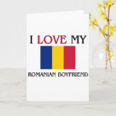 Ik hou van mijn Roemeense vriend Kaart (Gele Bloem)