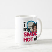 Ik hou van mijn rokhete vrouw, aangepaste foto koffiemok (Voorkant rechts)