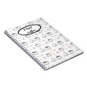 Ik hou van mijn room en suiker in mijn koffie notitieboek (Rechterzijde)