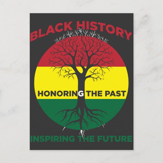 Ik hou van mijn Roots Pride Africa Afro Proud Afri Briefkaart (Voorkant)