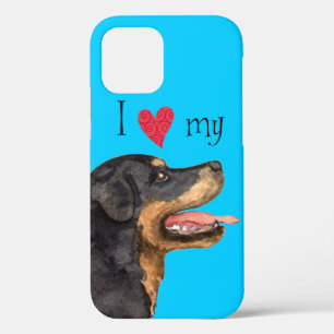 Ik hou van mijn rottweiler Case-Mate iPhone case