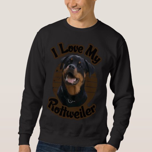 Ik hou van mijn Rottweiler Klassiek Trui (Voorkant)