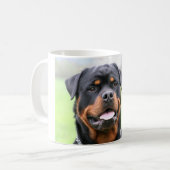 Ik hou van mijn rottweiler koffiemok (Voorkant links)