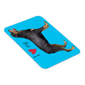 Ik hou van mijn rottweiler magneet (Rechterzijde)