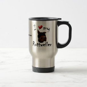 Ik hou van mijn rottweiler-Mok Reisbeker