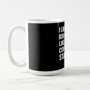 Ik Hou van Mijn Routing Zoals Mijn Koffie Statisch Koffiemok