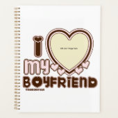 Ik hou van mijn roze vriendje planner (Voorkant)