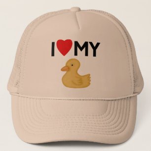 Ik hou van mijn Rubber Ducky Trucker Pet