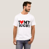 ik hou van mijn rugby t-shirt (Voorkant volledig)