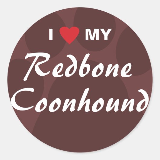 Ik hou van mijn ruggengraat ronde sticker (Voorkant)