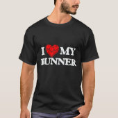 Ik hou van mijn Runner T-shirt (Voorkant)