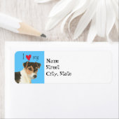 Ik hou van mijn Russell Terrier Etiket (Insitu)