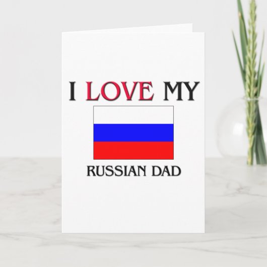Ik hou van mijn Russische vader Kaart (Voorkant)