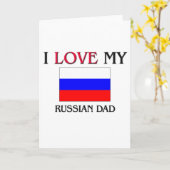 Ik hou van mijn Russische vader Kaart (Gele Bloem)