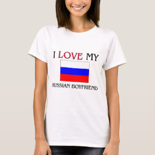 Ik hou van mijn Russische vriend T-shirt
