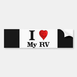 Ik hou van mijn RV Bumpersticker