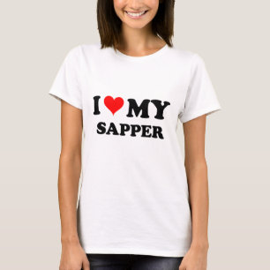 Ik hou van mijn saffier t-shirt