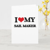 Ik hou van mijn Sail Maker Kaart (Gele Bloem)