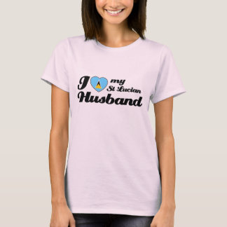 Ik hou van mijn Saint Lucian Husband T-shirt