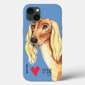 Ik hou van mijn Saluki Case-Mate iPhone Case (Achterkant)