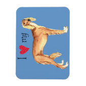 Ik hou van mijn Saluki Magneet (Verticaal)