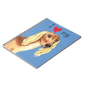 Ik hou van mijn Saluki Notitieboek (Linkerzijde)