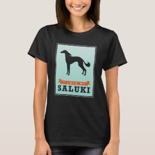 Ik hou van mijn Saluki Shirt
