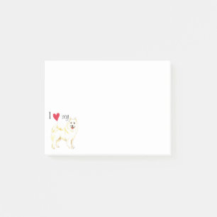 Ik hou van mijn Samoyed Post-it® Notes