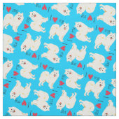 Ik hou van mijn Samoyed Stof (Swatch)