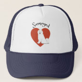Ik hou van mijn Samoyed! Trucker Hat Pet (Voorkant)